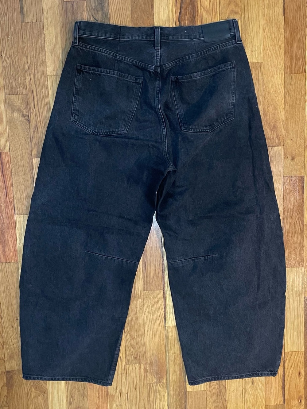 Citizens of Humanity Horseshoe Barrel Leg Jeans Andreas Black Size 30 - Picture 4 of 7